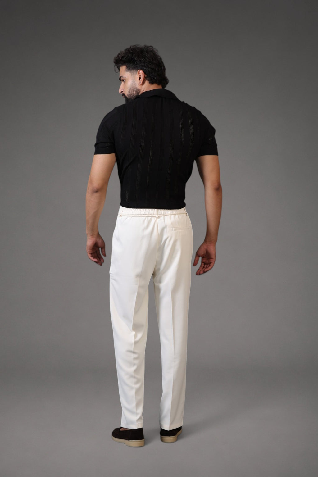 Knitted Zipup t-shirt