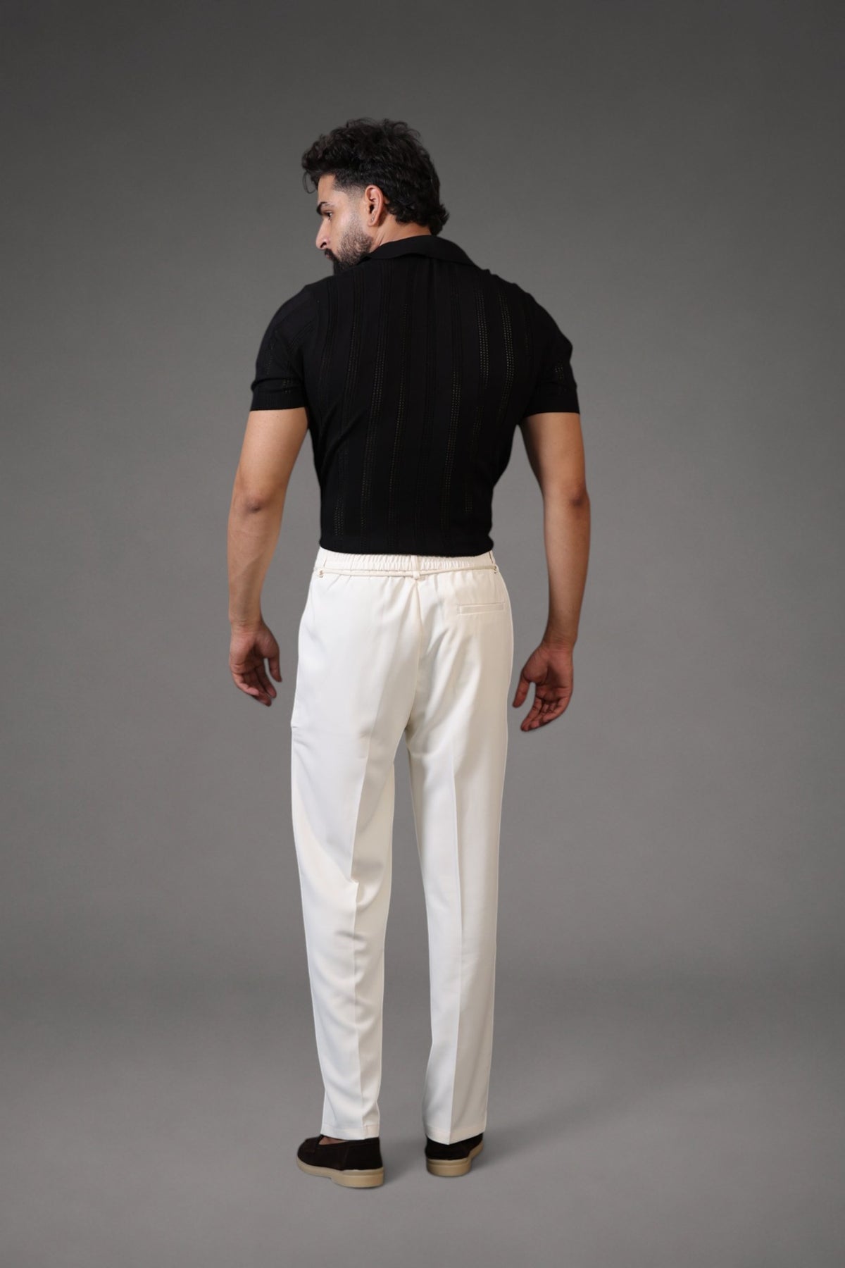 Knitted Zipup t-shirt