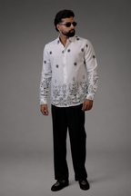 Embroidered European Linen Shirts
