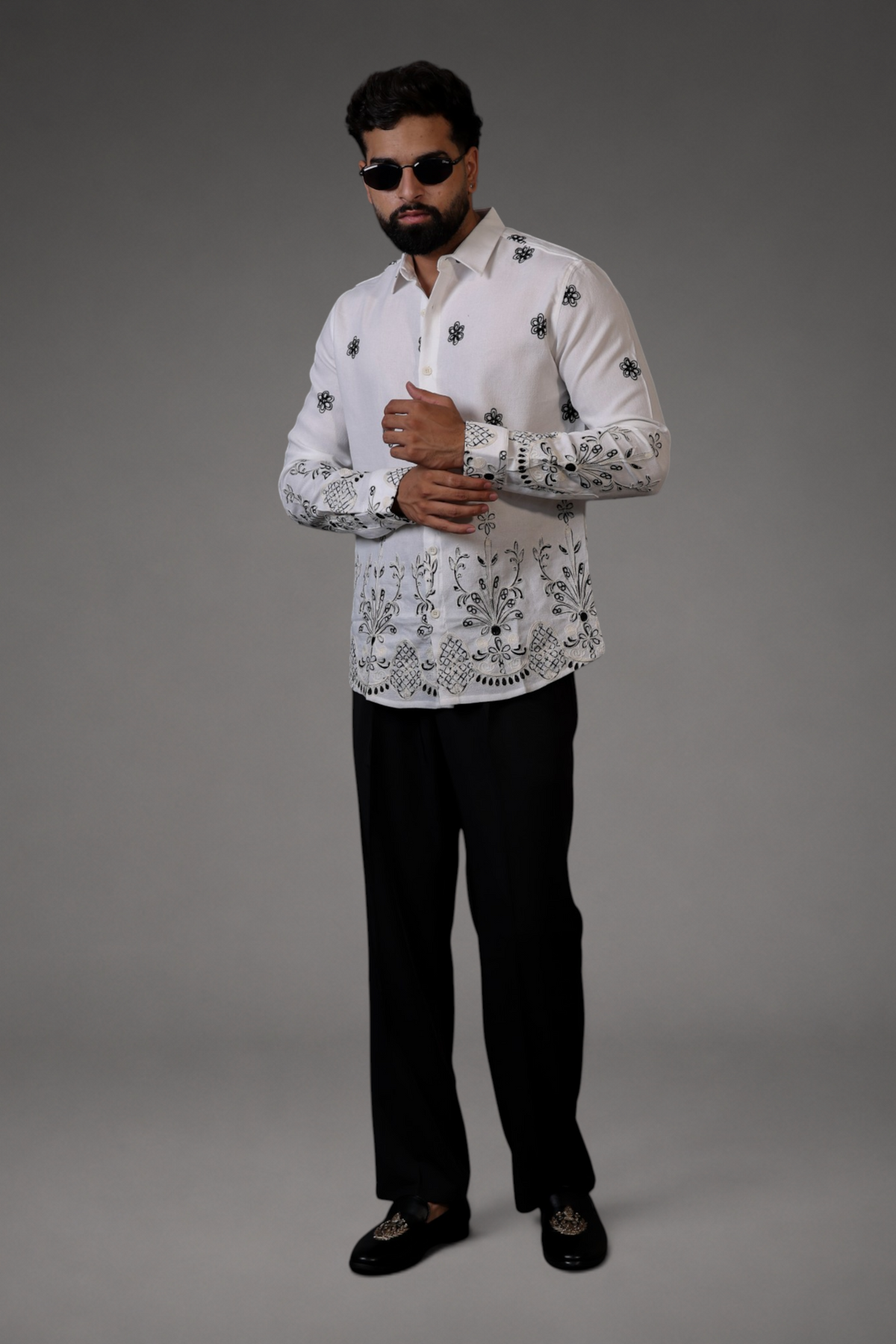 Embroidered European Linen Shirts