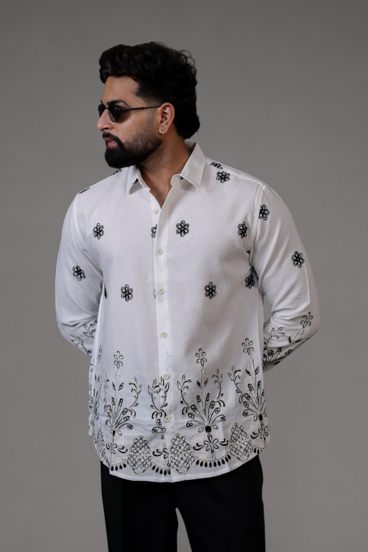 Embroidered European Linen Shirts