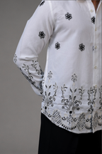 Embroidered European Linen Shirts