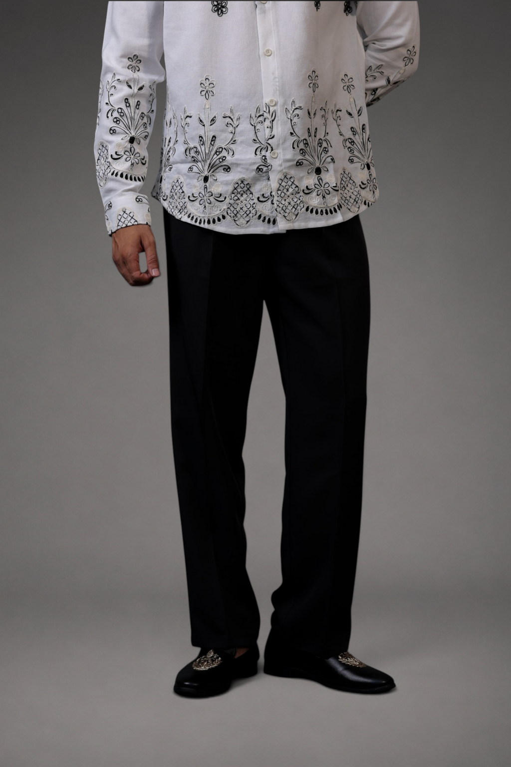 Embroidered European Linen Shirts