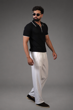 Knitted Zipup t-shirt