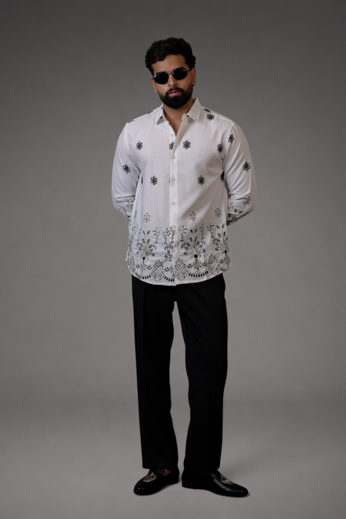 Embroidered European Linen Shirts