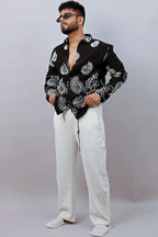 White Straight Fit Pants