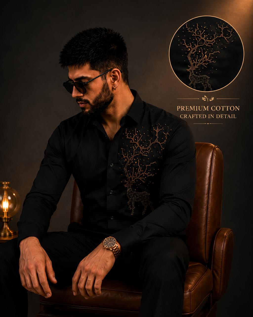 Black Premium Designer Shirt