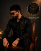 Black Premium Designer Shirt