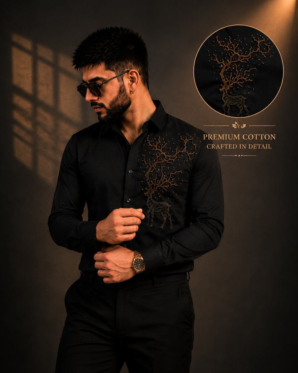 Black Premium Designer Shirt