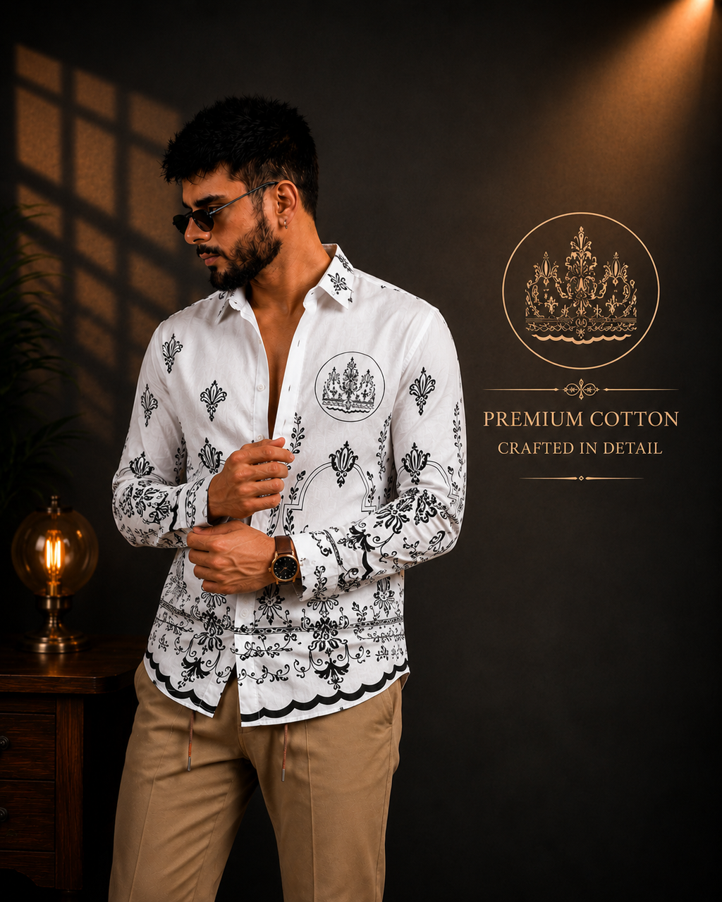 Embroidered White Shirt