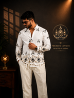 Embroidered White Shirt